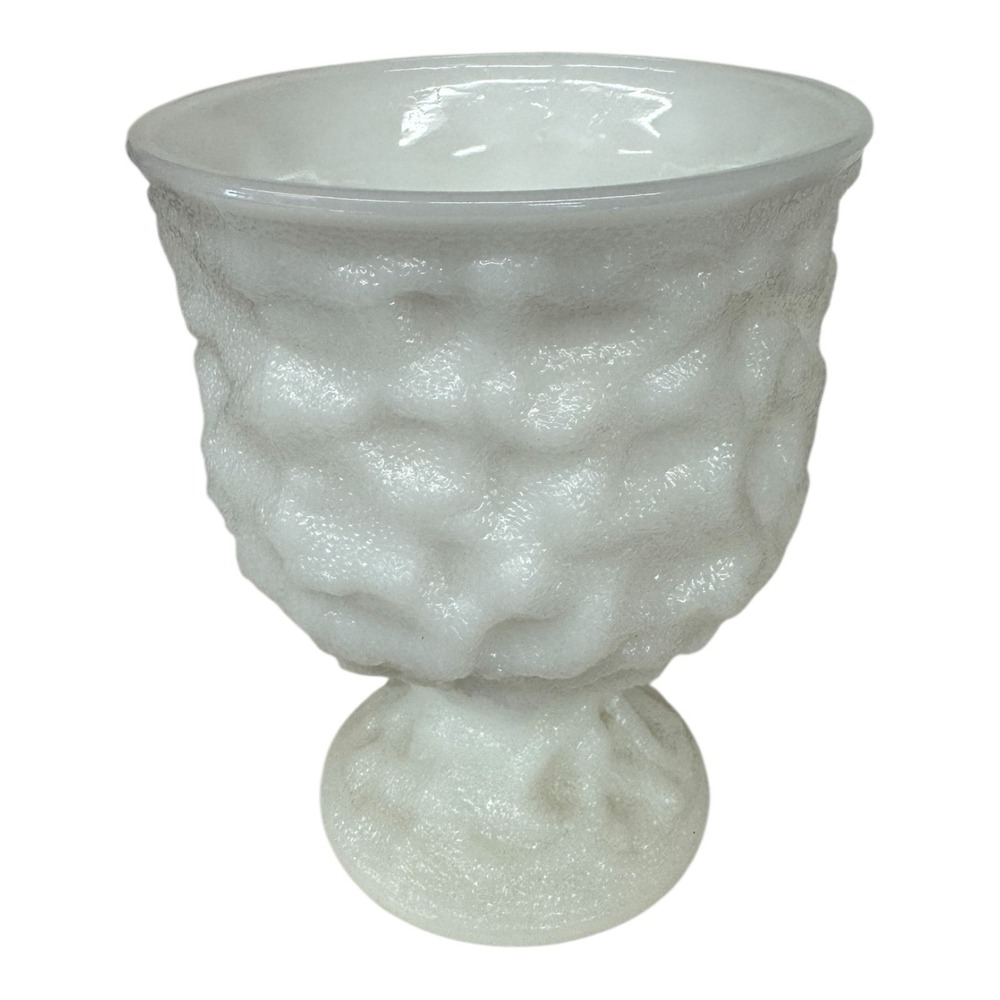 E.O. Brody Co.‎ Cleveland O. USA 0003W Vintage OPALINE Milk Glass 7" Vase